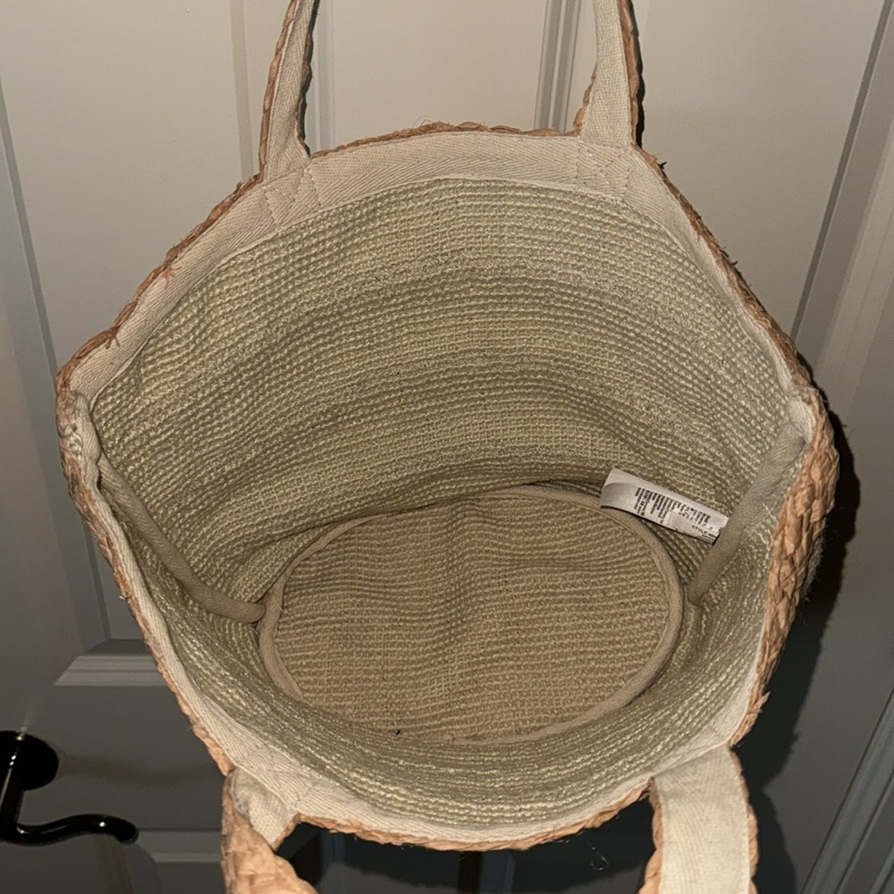 J. Crew Women's Straw Purse EUC - Picture 2 of 4